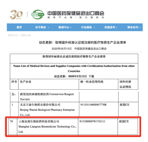 認証について(中国)